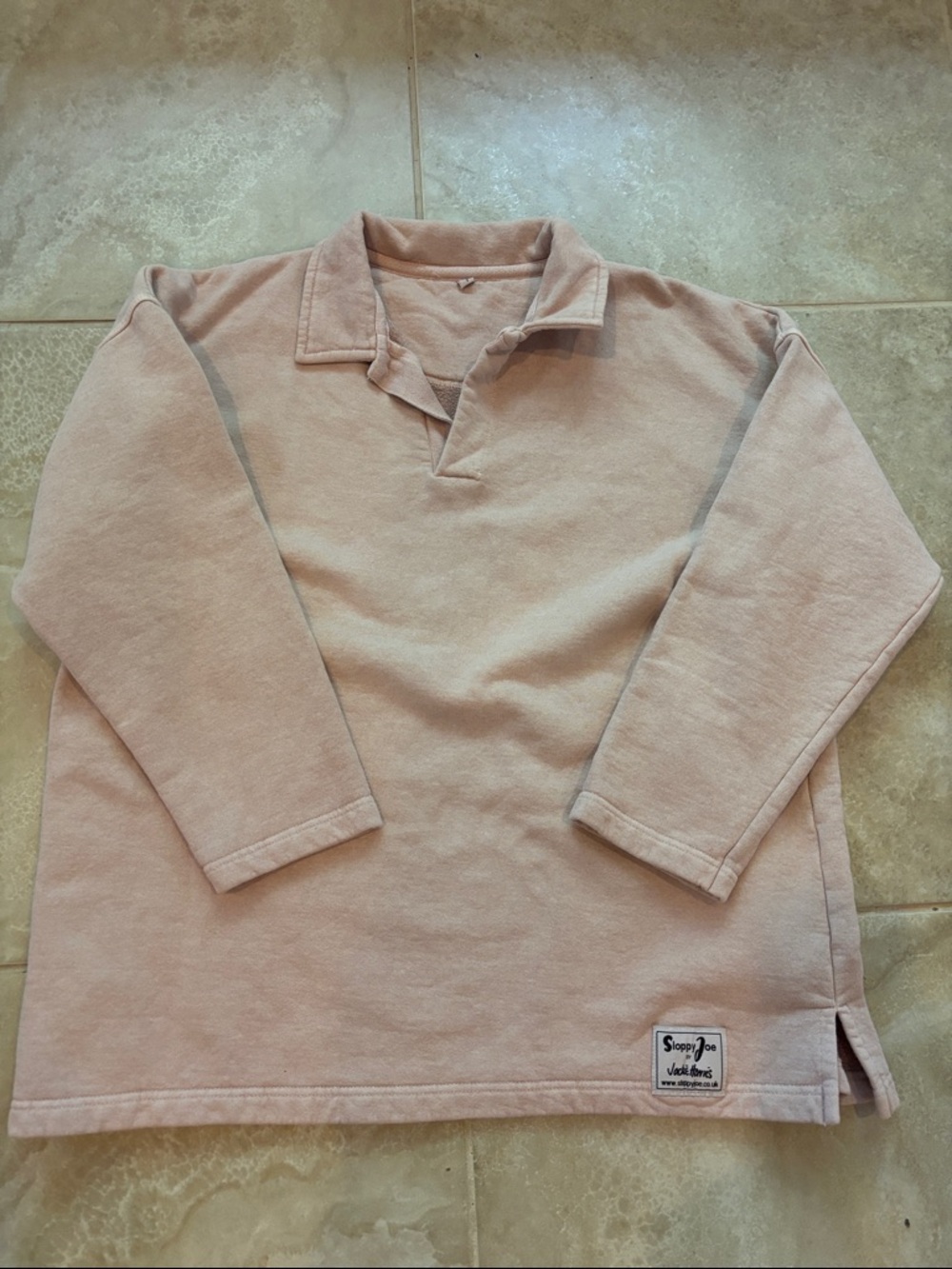 Sloppy Joe Sweatshirt light pink size 1 Small